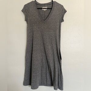 Current Elliot grey tshirt dress with pockets